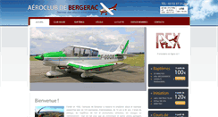 Desktop Screenshot of bergerac-aeroclub.com
